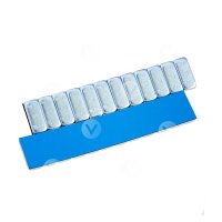 Груза клеевые 090 Fe 12×10 гр (Cиний скотч) (Zn) (Грузовой) (50 шт.)